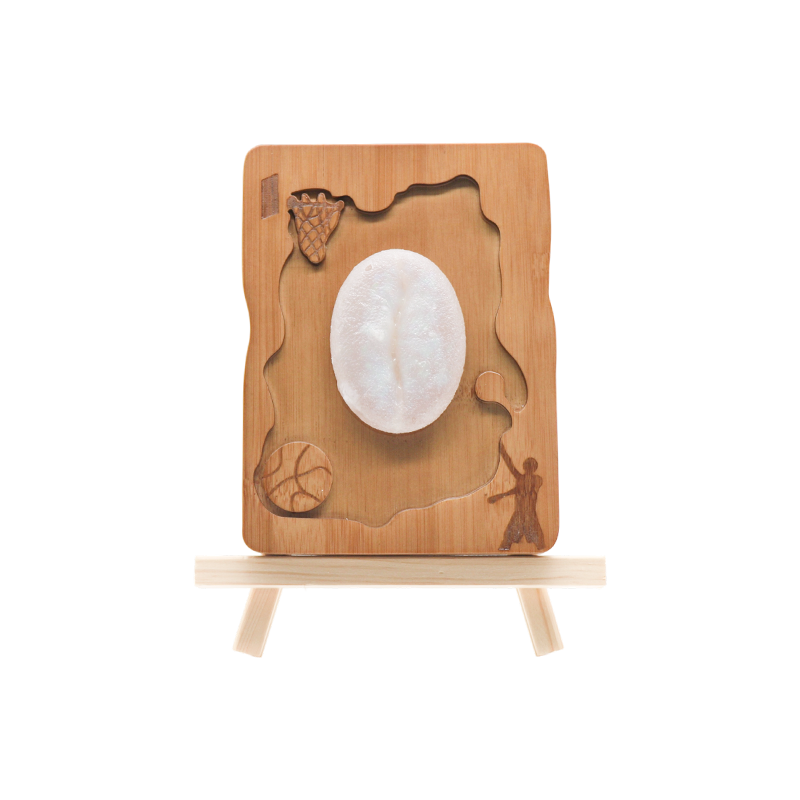 Walnut color sports style relief wood art lamp- strong wind chasing shadow/blue fire arc light